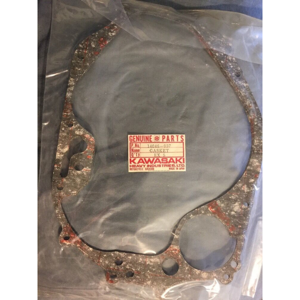 Kawasaki NOS NEW 14046-037 Right Engine Cover Gasket Lot Of 5